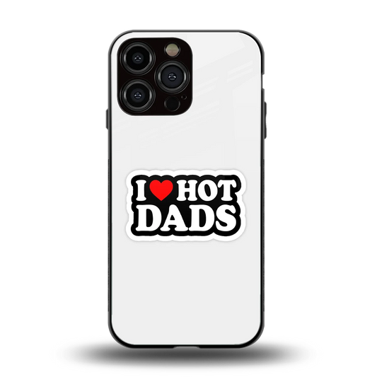 Dad Crush back phone cover | glass case for iphone 16 pro max