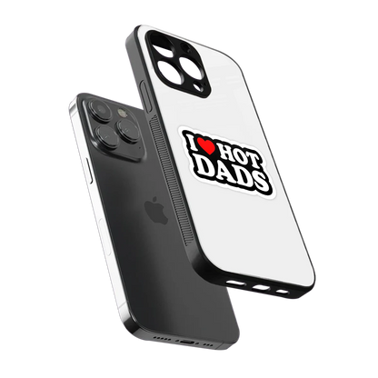 Dad Crush sleek iphone 16 pro max cover with tempered glass back and TPU edges