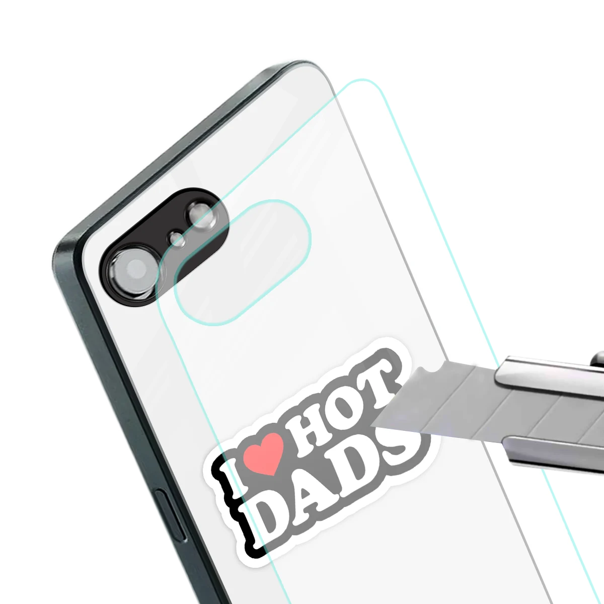 Dad Crush stylish phone case for iphone 17e | glossy glass and slim fit