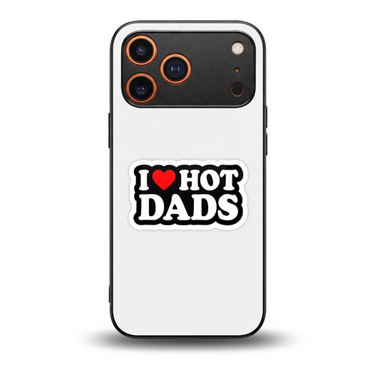 Dad Crush back phone cover | glass case for iphone 17 pro