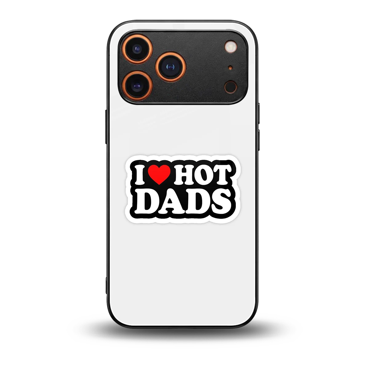 Dad Crush back phone cover | glass case for iphone 17 pro max