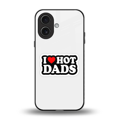 Dad Crush back phone cover | glass case for iphone 17