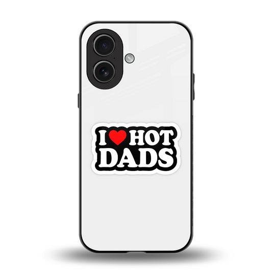 Dad Crush back phone cover | glass case for iphone 17