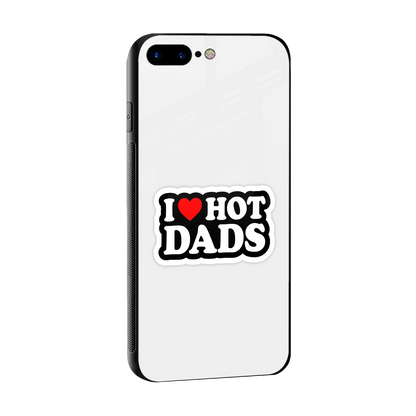 Dad Crush sleek iphone 7 plus cover with tempered glass back and TPU edges