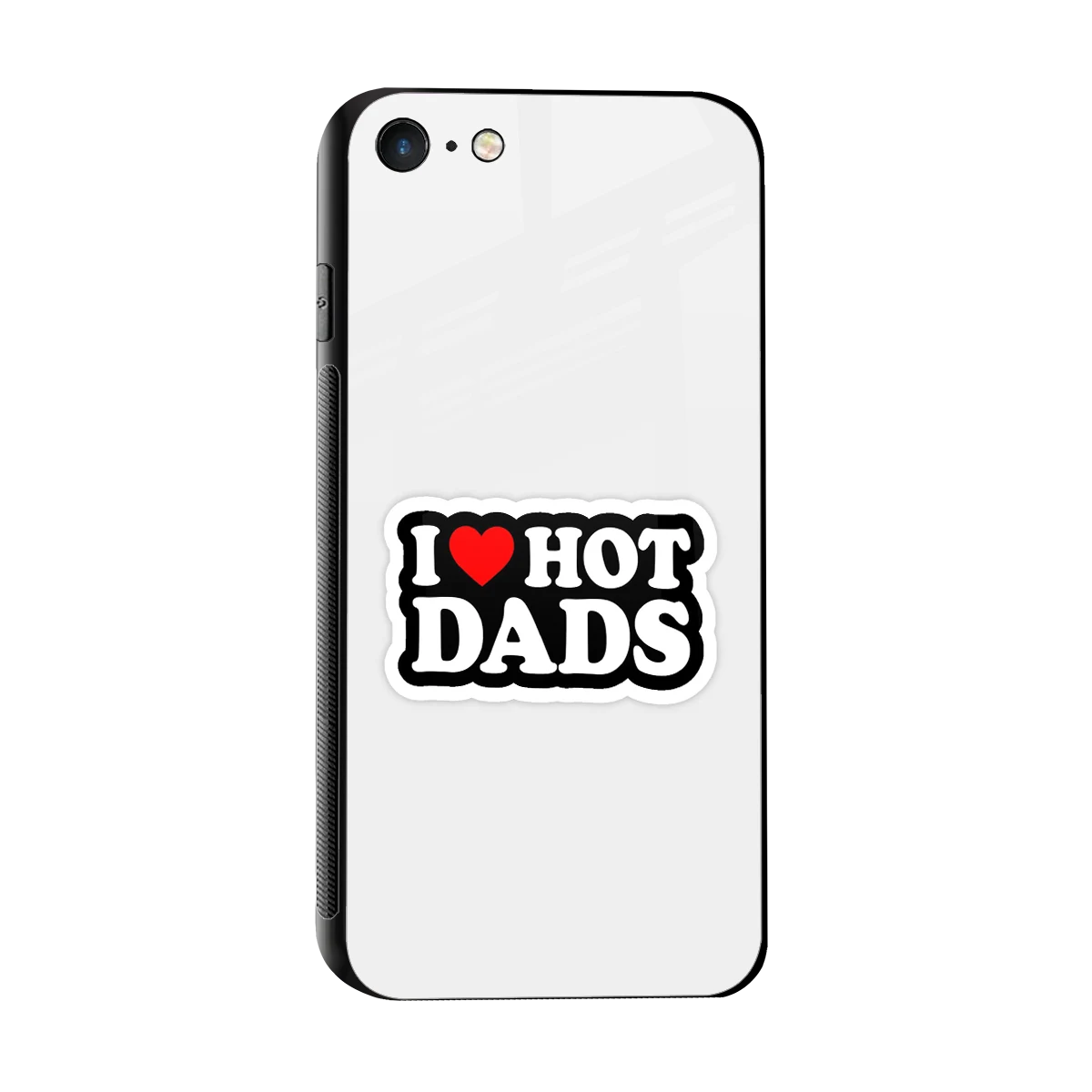 Dad Crush sleek iphone 7 cover with tempered glass back and TPU edges