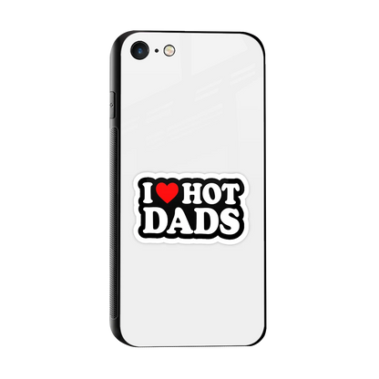 Dad Crush sleek iphone 7 cover with tempered glass back and TPU edges