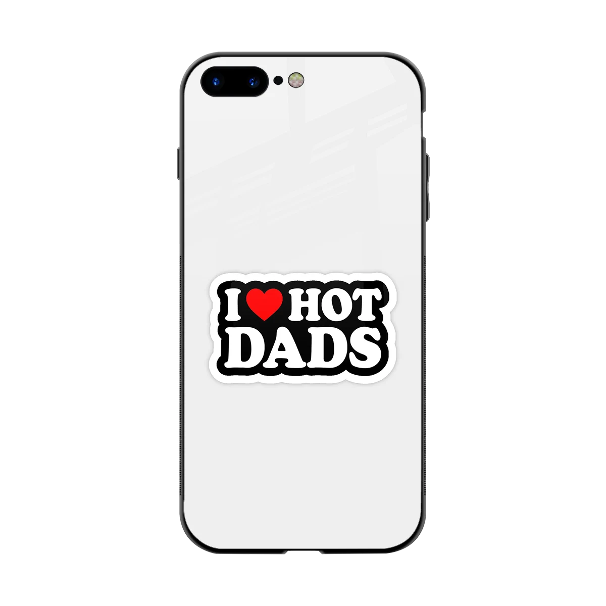 Dad Crush back phone cover | glass case for iphone 7 plus