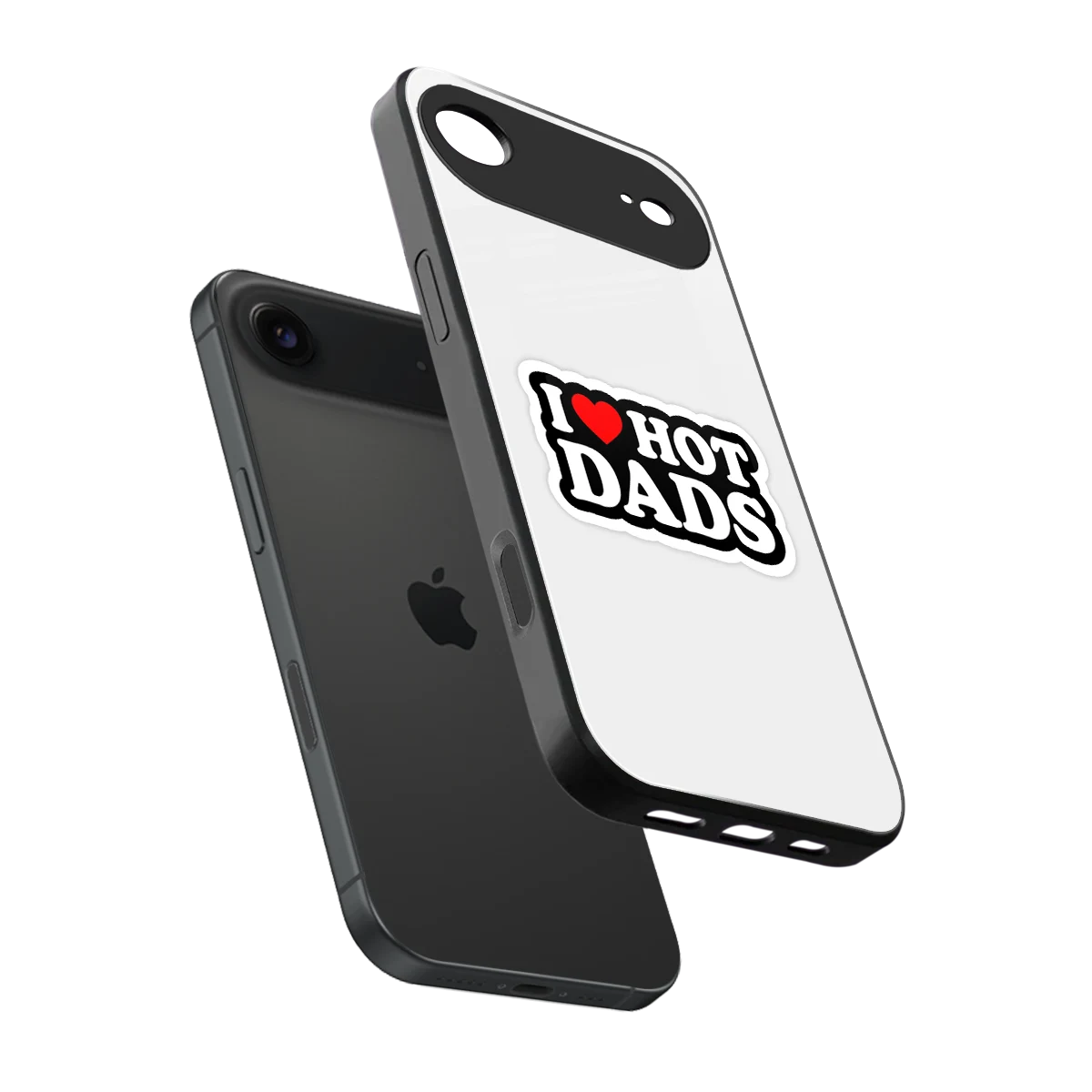 Dad Crush sleek iphone air cover with tempered glass back and TPU edges