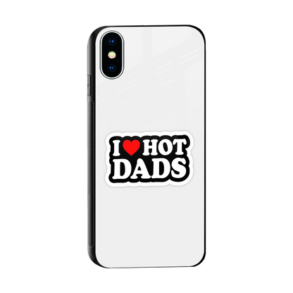 Dad Crush sleek iphone x cover with tempered glass back and TPU edges
