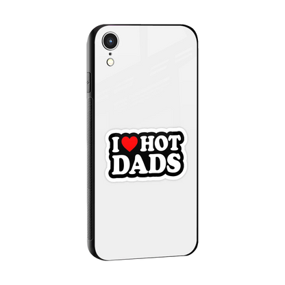 Dad Crush sleek iphone xr cover with tempered glass back and TPU edges