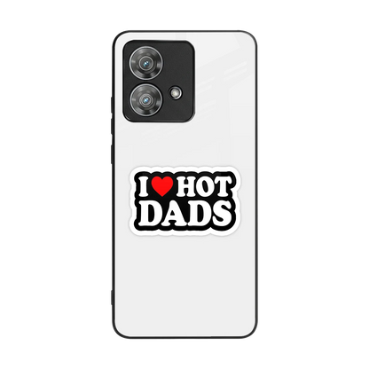 Dad Crush back phone cover | glass case for motorola edge 40 neo 5g