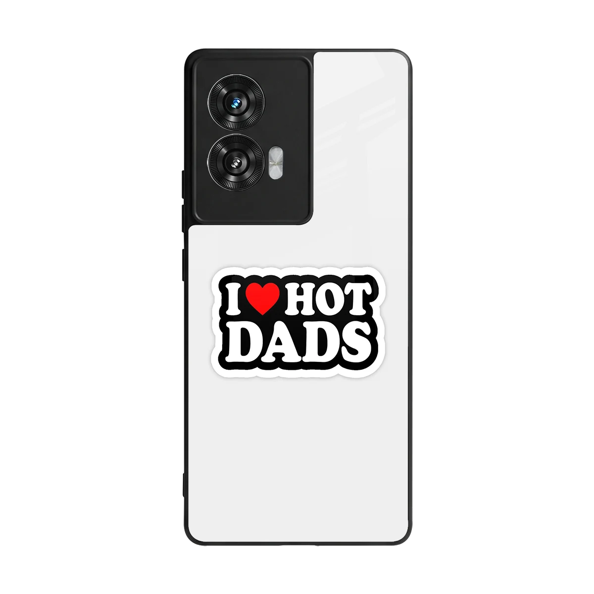 Dad Crush back phone cover | glass case for motorola edge 50 fusion