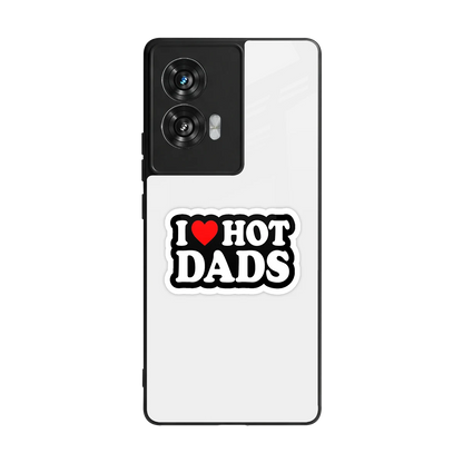 Dad Crush back phone cover | glass case for motorola edge 50 fusion