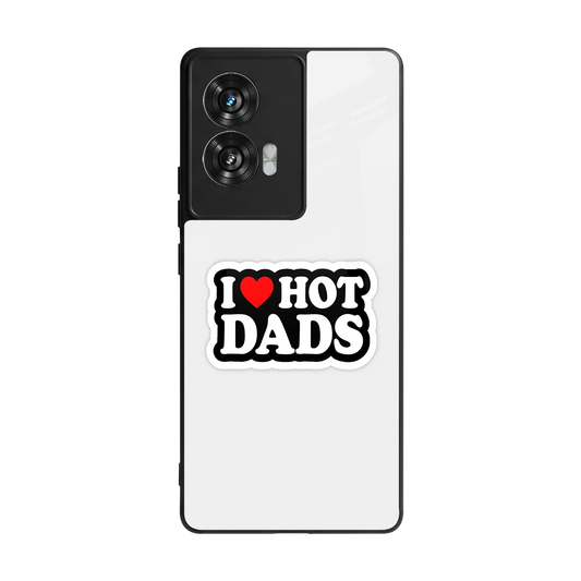 Dad Crush back phone cover | glass case for motorola edge 50 fusion