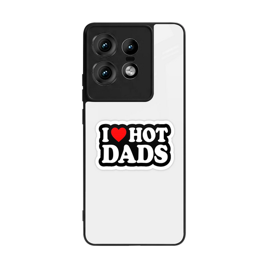 Dad Crush back phone cover | glass case for motorola edge 50 pro