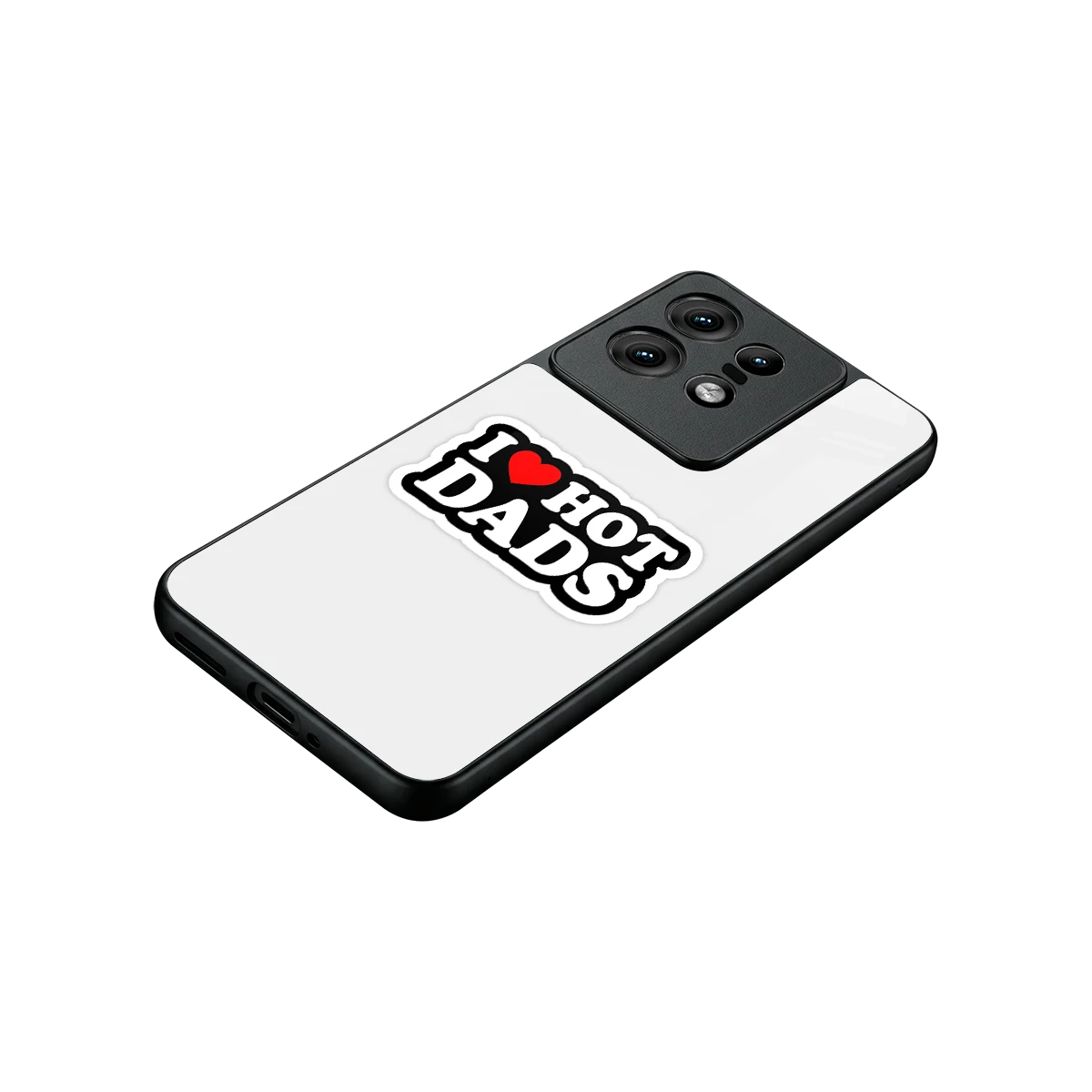 Dad Crush stylish phone case for motorola edge 50 pro | glossy glass and slim fit