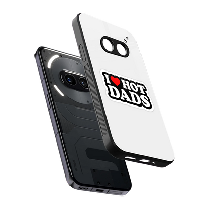 Dad Crush sleek nothing phone 2a cover with tempered glass back and TPU edges