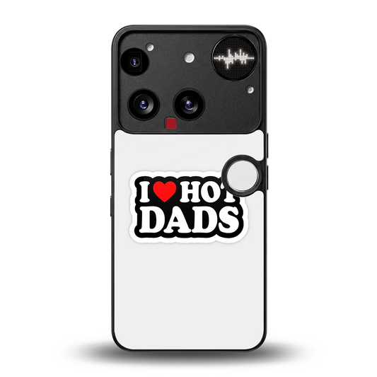 Dad Crush back phone cover | glass case for nothing phone 3
