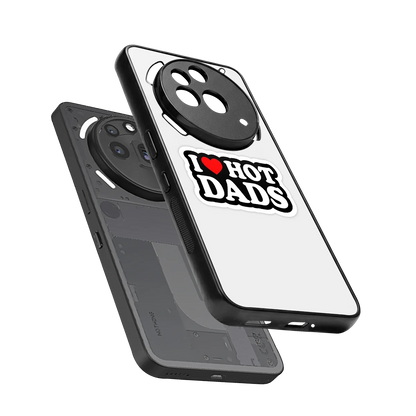 Dad Crush sleek nothing phone 3a pro cover with tempered glass back and TPU edges