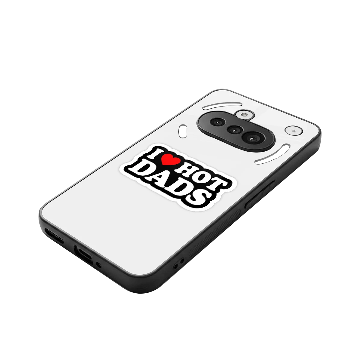 Dad Crush stylish phone case for nothing phone 3a | glossy glass and slim fit