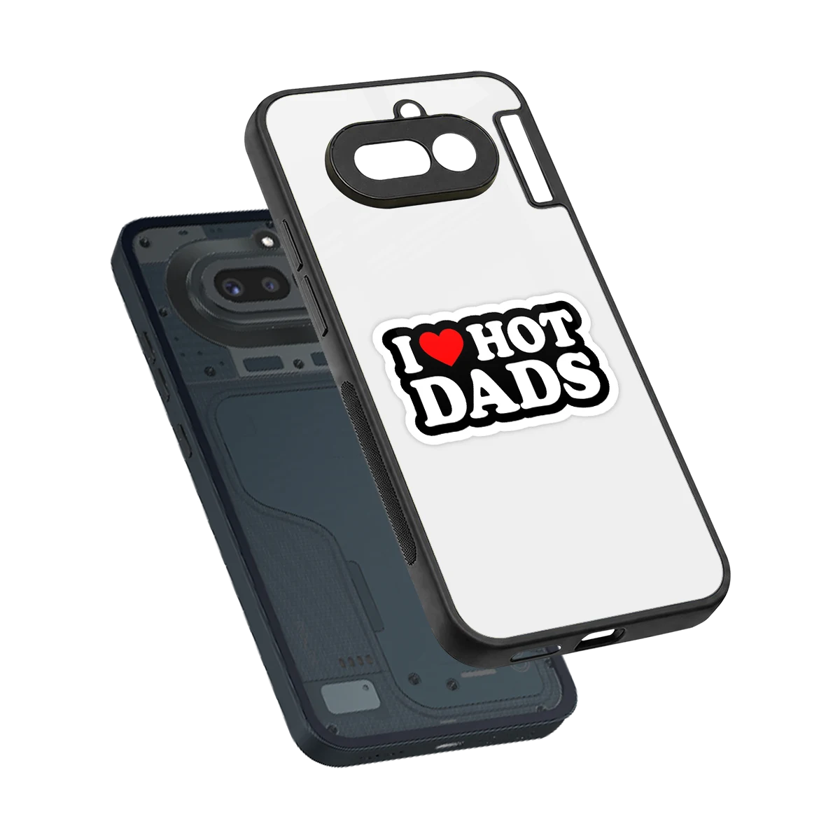 Dad Crush sleek nothing phone 4a cover with tempered glass back and TPU edges