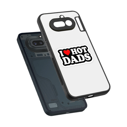 Dad Crush sleek nothing phone 4a cover with tempered glass back and TPU edges