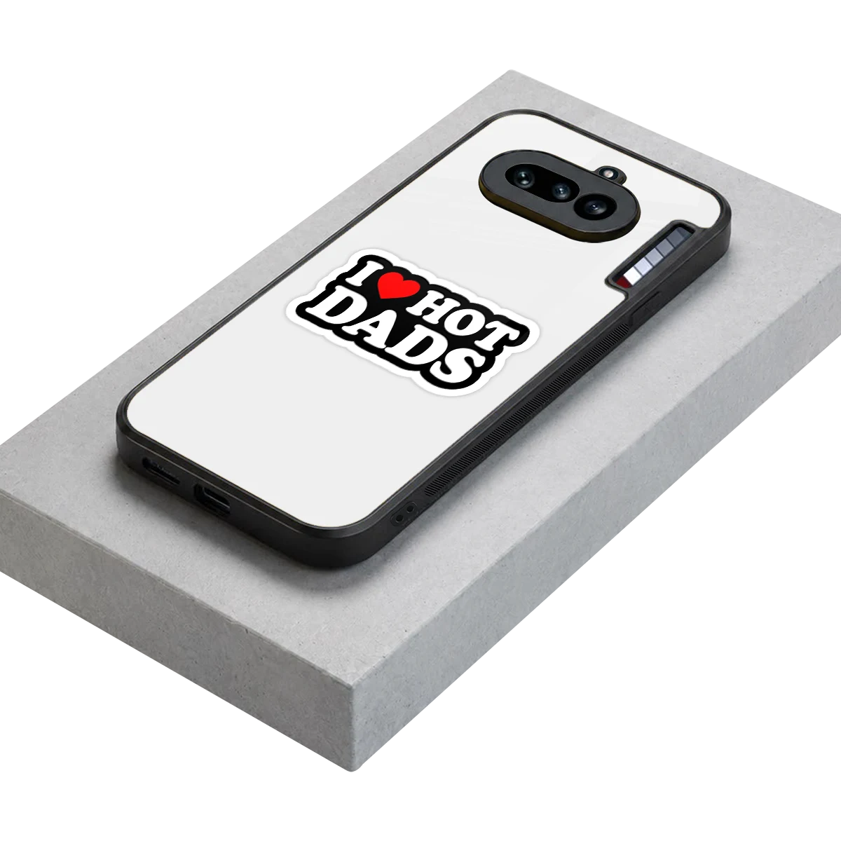 Dad Crush stylish phone case for nothing phone 4a | glossy glass and slim fit