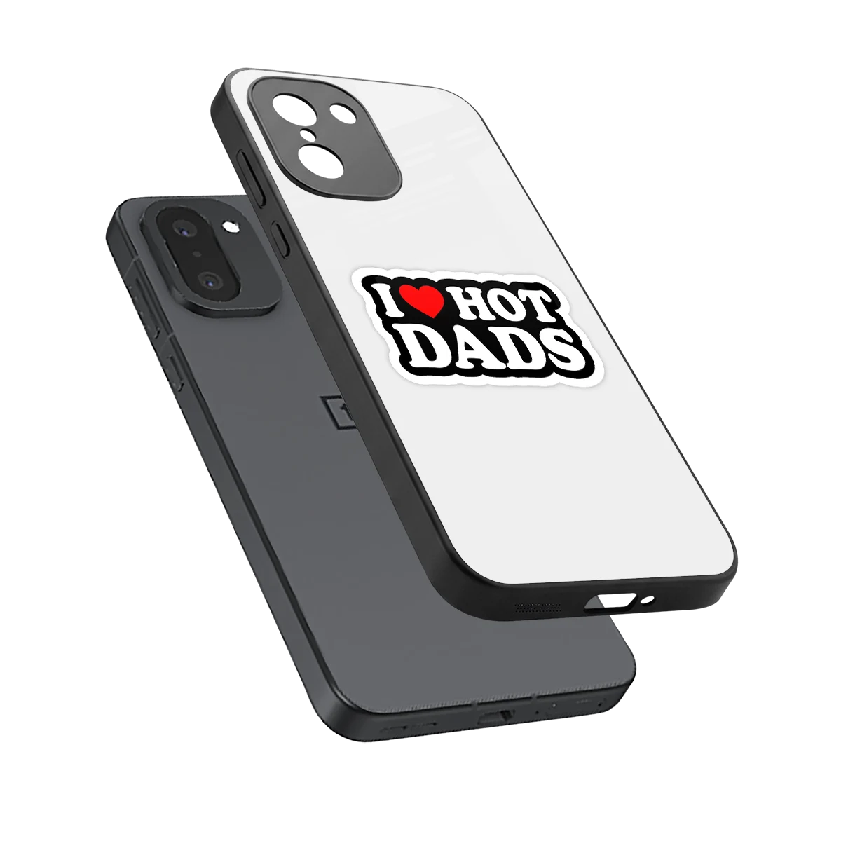 Dad Crush sleek oneplus 15r cover with tempered glass back and TPU edges