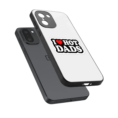 Dad Crush sleek oneplus 15r cover with tempered glass back and TPU edges