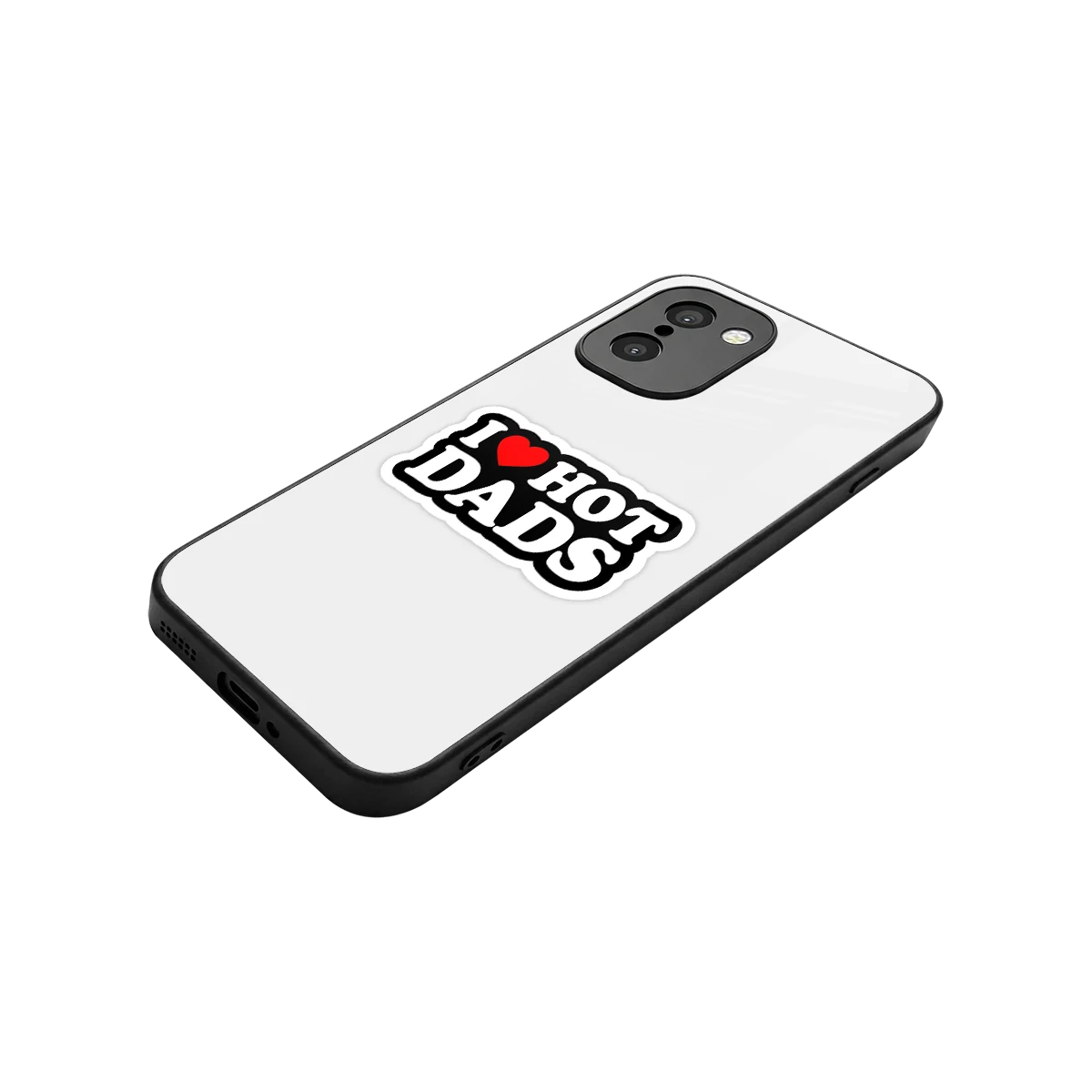 Dad Crush stylish phone case for oneplus 15r | glossy glass and slim fit