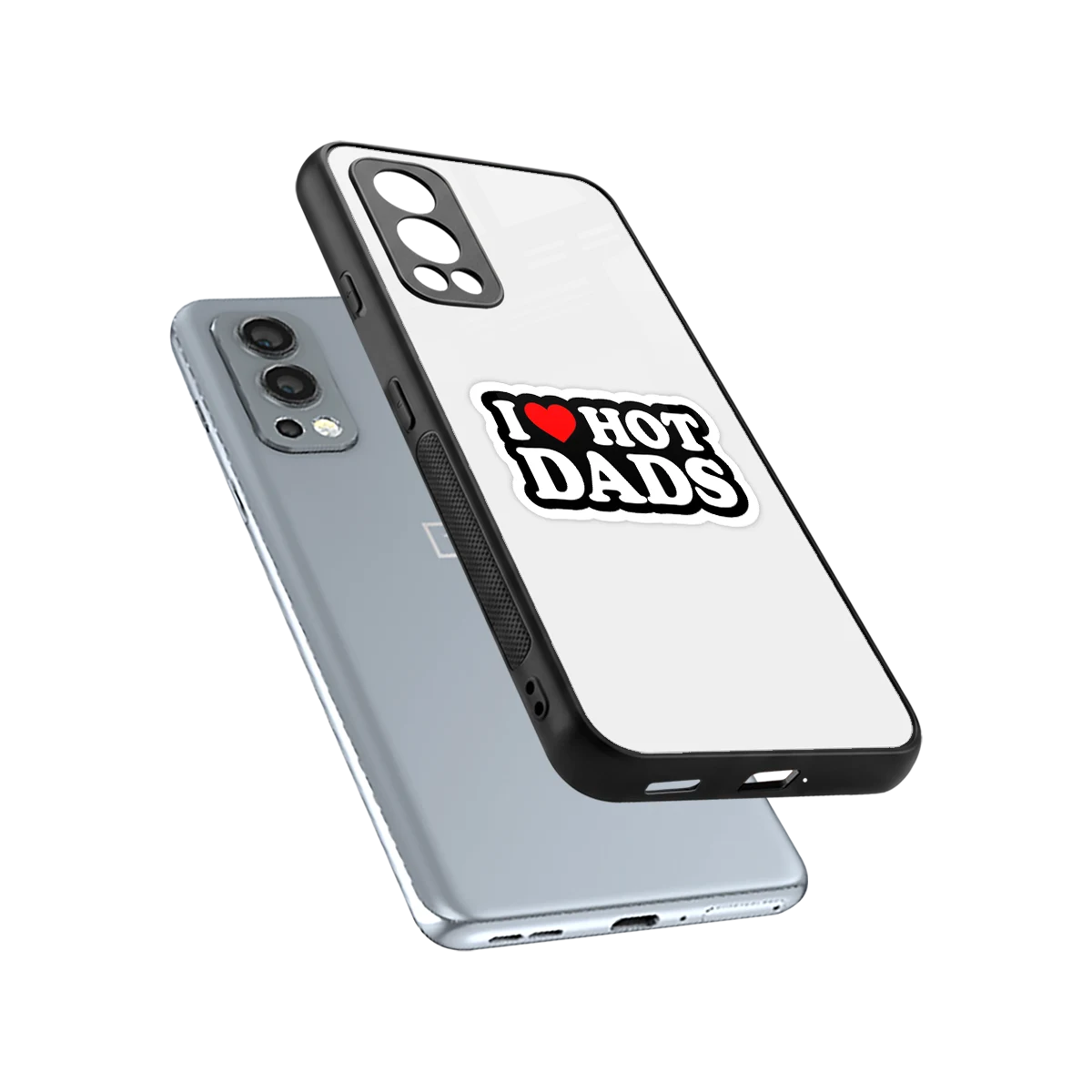 Dad Crush sleek oneplus nord 2 cover with tempered glass back and TPU edges