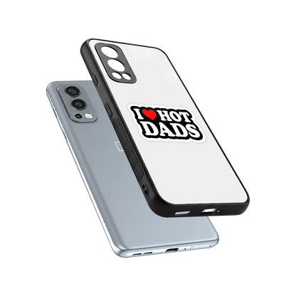 Dad Crush sleek oneplus nord 2 cover with tempered glass back and TPU edges