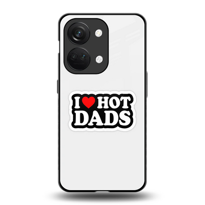 Dad Crush back phone cover | glass case for oneplus nord 3