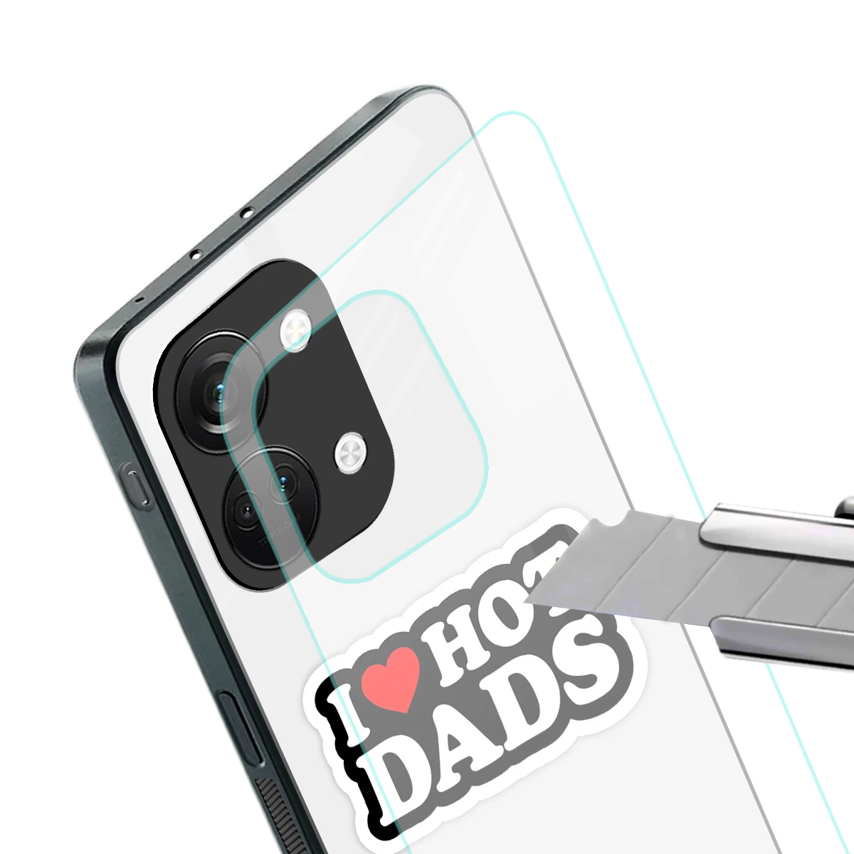 Dad Crush stylish phone case for oneplus nord 3 | glossy glass and slim fit
