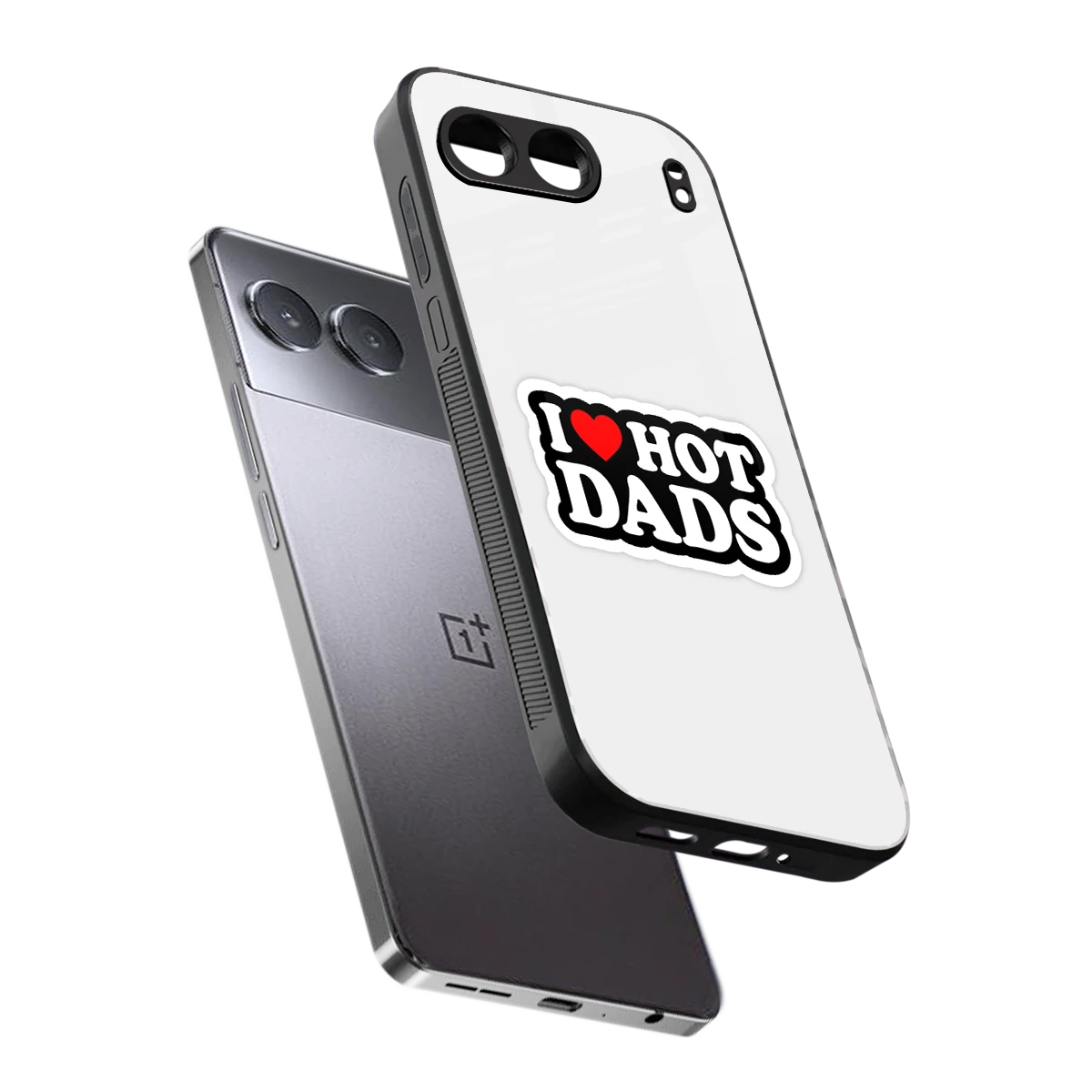 Dad Crush sleek oneplus nord 4 cover with tempered glass back and TPU edges