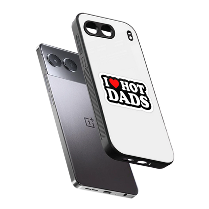 Dad Crush sleek oneplus nord 4 cover with tempered glass back and TPU edges