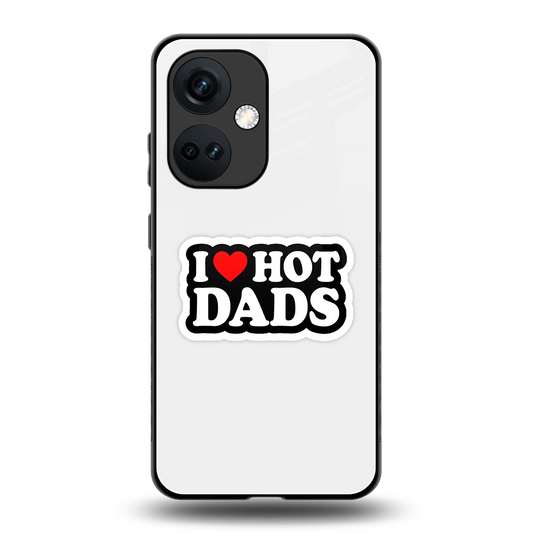 Dad Crush back phone cover | glass case for oneplus nord ce 3