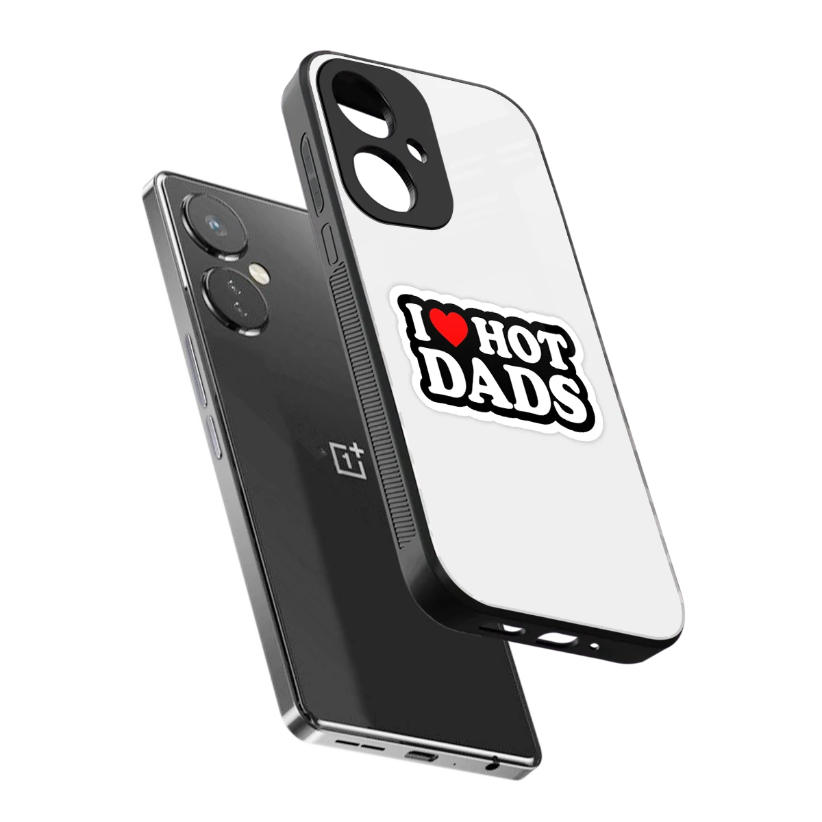 Dad Crush sleek oneplus nord ce 3 cover with tempered glass back and TPU edges