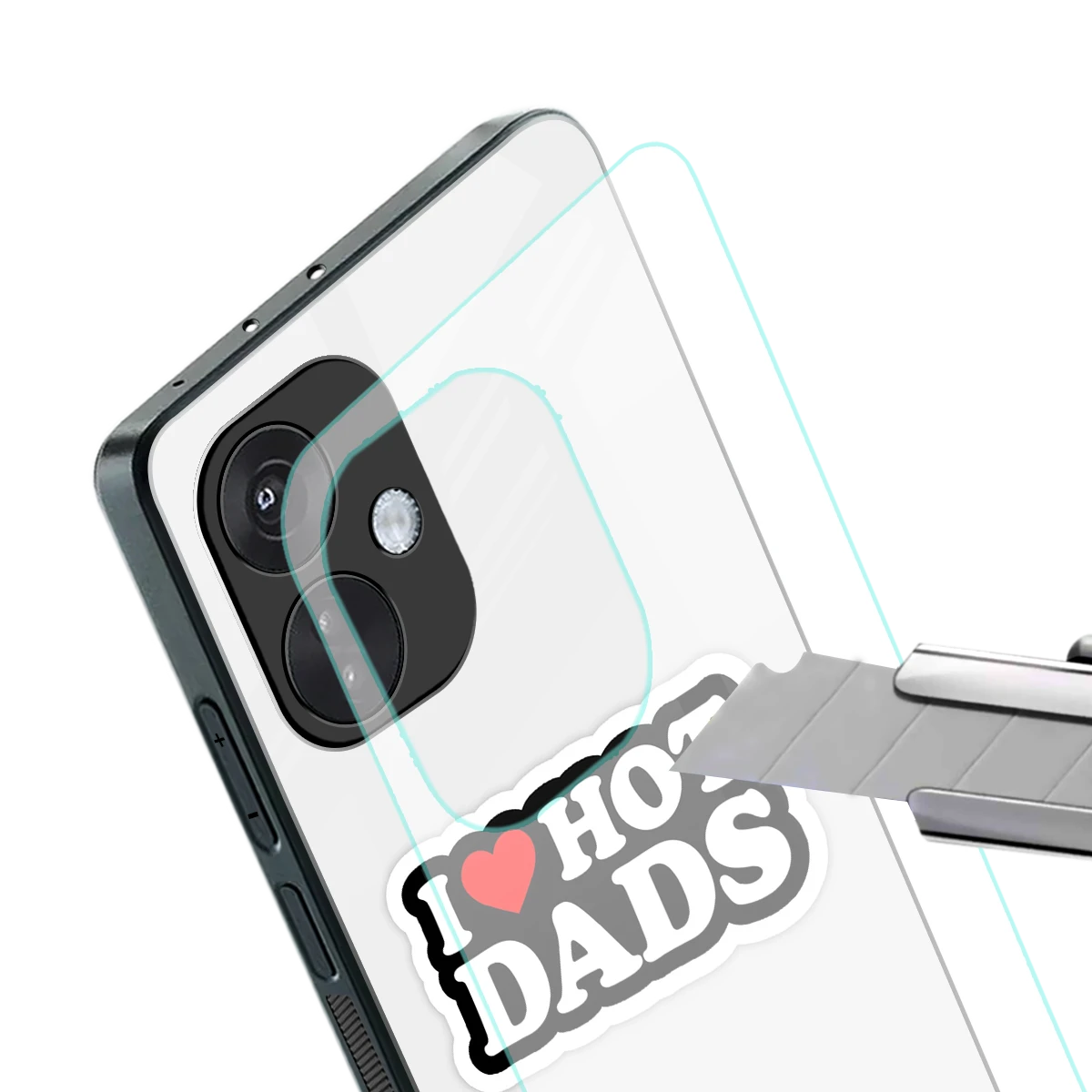 Dad Crush stylish phone case for oneplus nord ce 3 | glossy glass and slim fit
