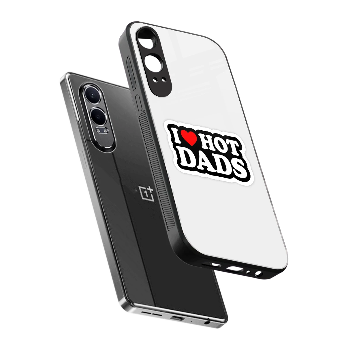 Dad Crush sleek oneplus nord ce 4 lite cover with tempered glass back and TPU edges