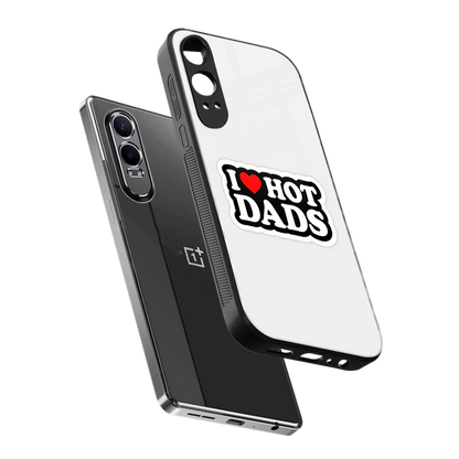 Dad Crush sleek oneplus nord ce 4 lite cover with tempered glass back and TPU edges
