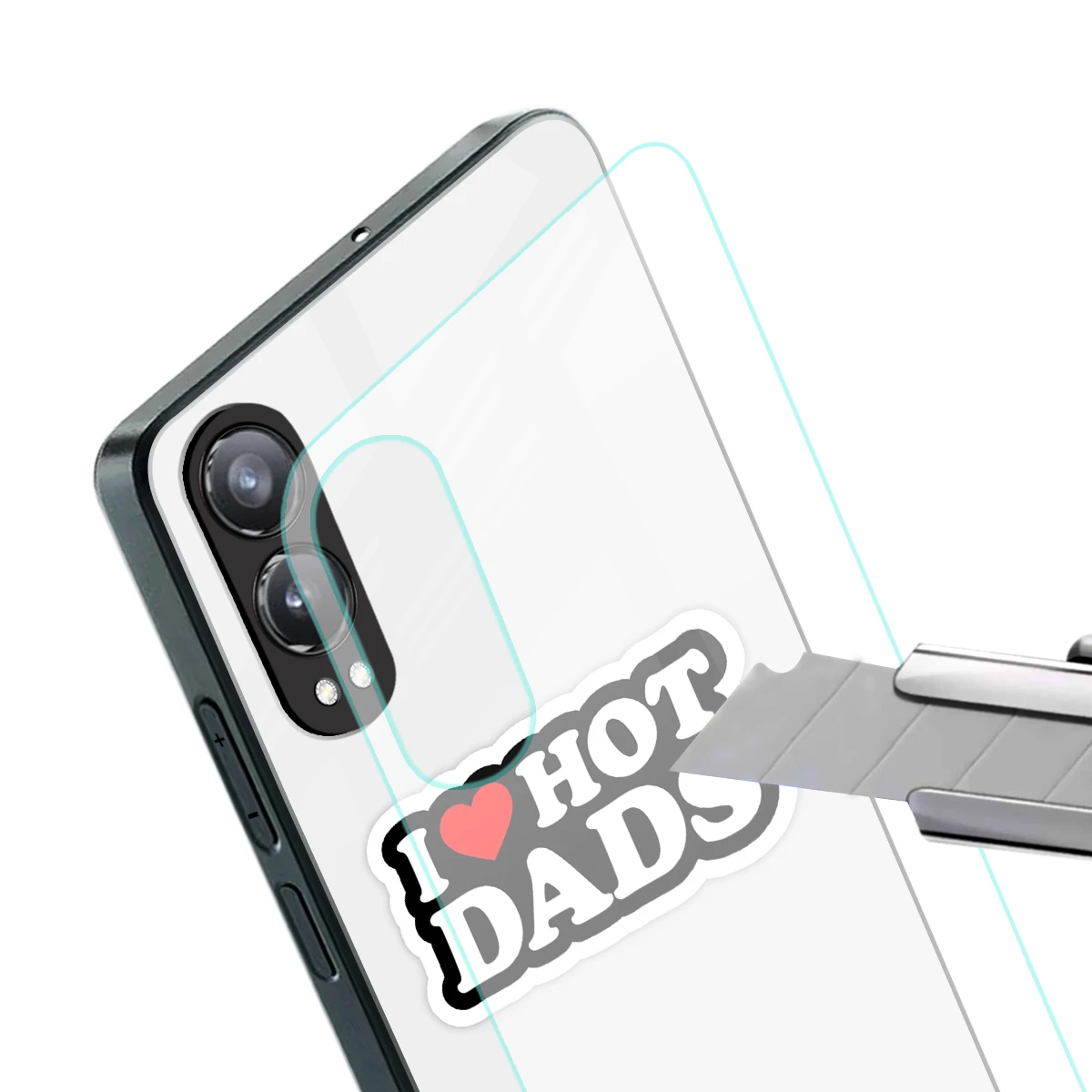 Dad Crush stylish phone case for oneplus nord ce 4 lite | glossy glass and slim fit