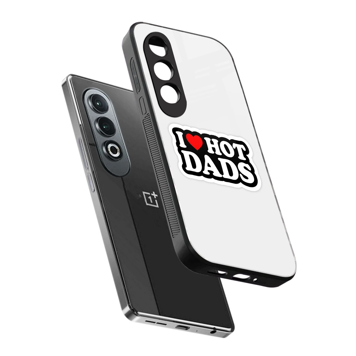 Dad Crush sleek oneplus nord ce 4 cover with tempered glass back and TPU edges