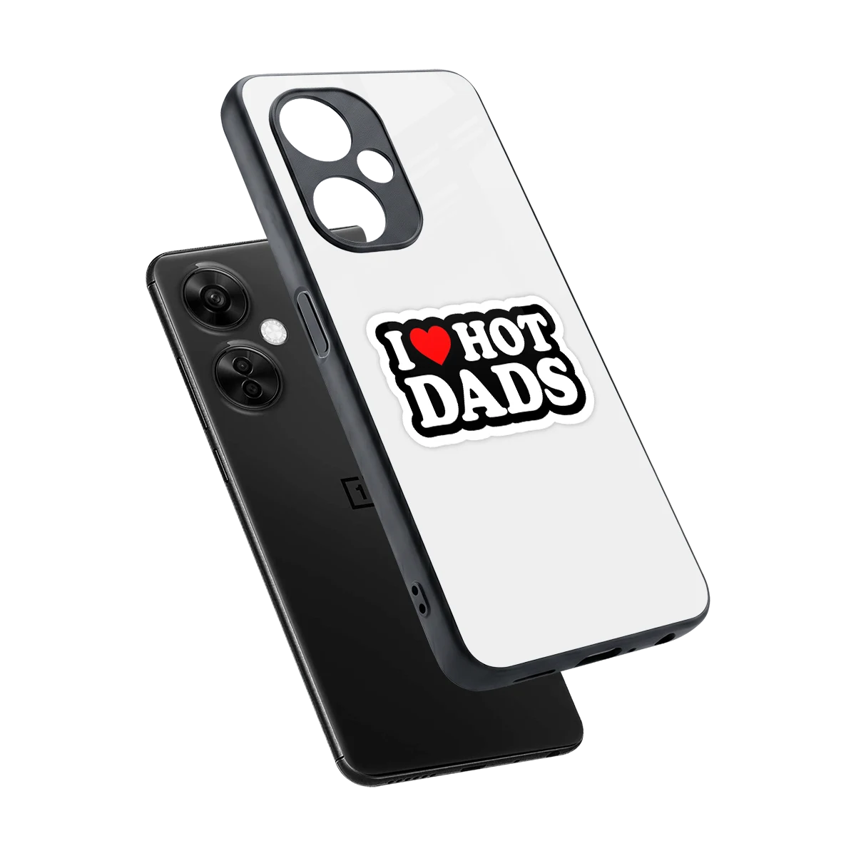 Dad Crush sleek oneplus nord ce 3 lite cover with tempered glass back and TPU edges