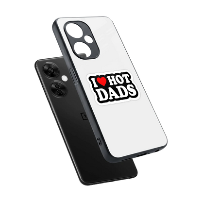 Dad Crush sleek oneplus nord ce 3 lite cover with tempered glass back and TPU edges