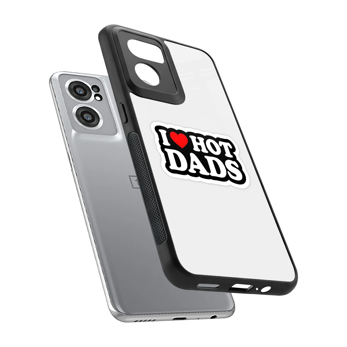 Dad Crush sleek oneplus nord ce 2 cover with tempered glass back and TPU edges