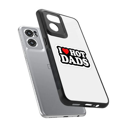 Dad Crush sleek oneplus nord ce 2 cover with tempered glass back and TPU edges
