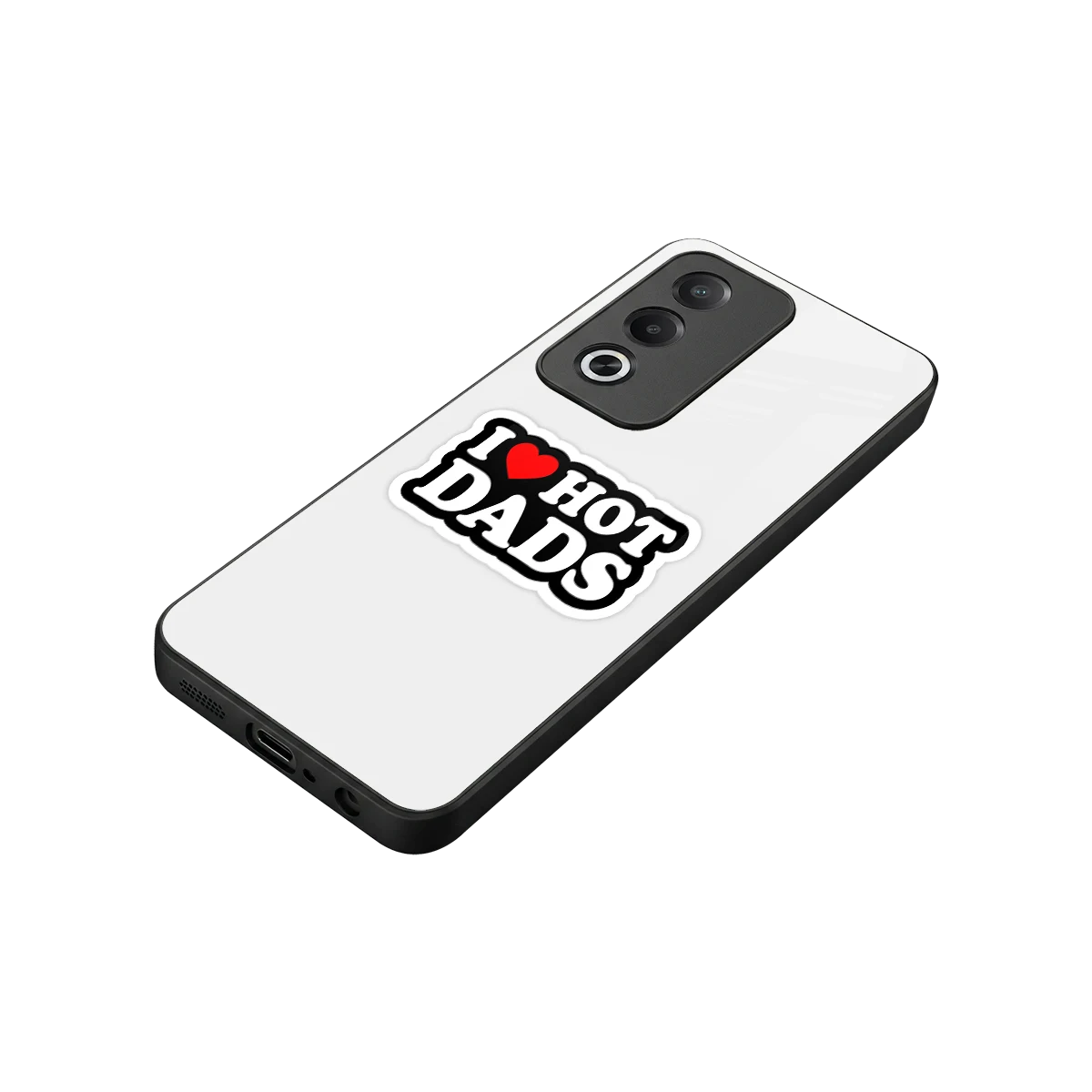 Dad Crush stylish phone case for oppo a3 pro | glossy glass and slim fit