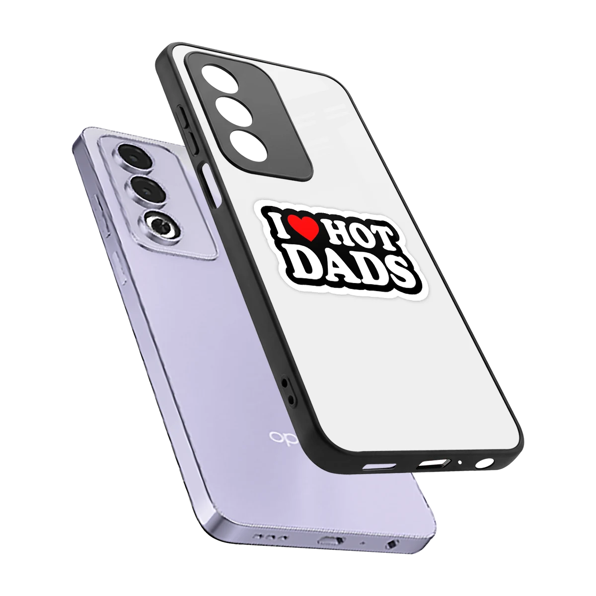 Dad Crush sleek oppo a3 pro cover with tempered glass back and TPU edges