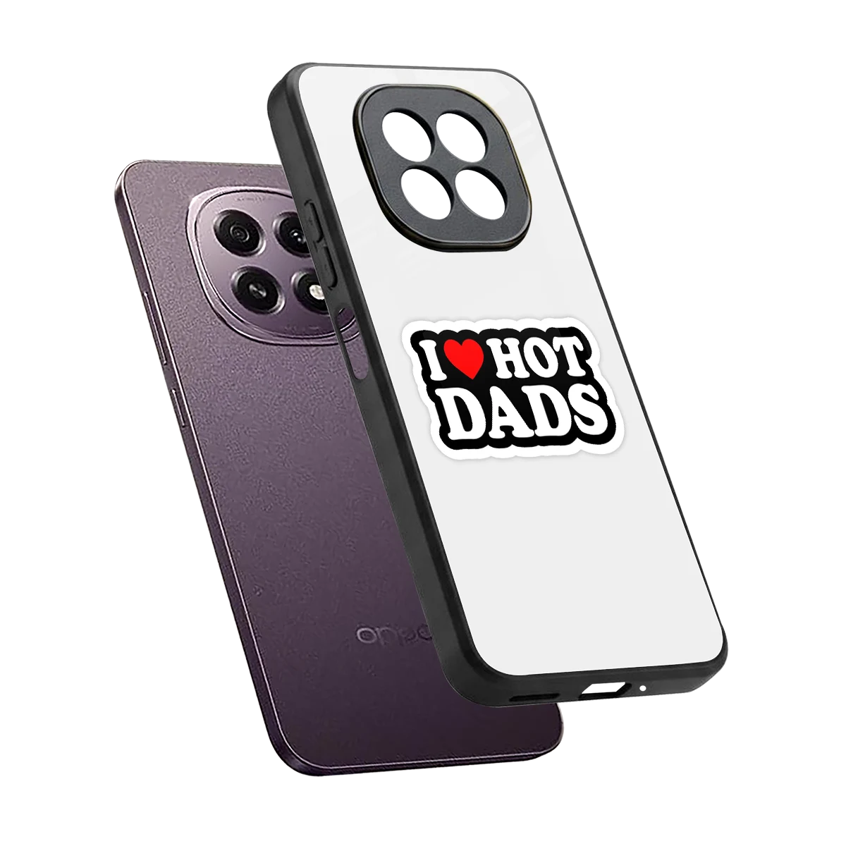 Dad Crush sleek oppo f29 5g cover with tempered glass back and TPU edges